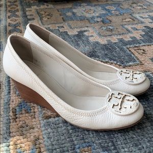 Tory Burch “Bleach” colored wedges